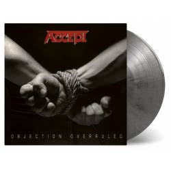 Vinyl Accept - Objection Overruled, Music on Vinyl, 2020, Strieborno-čierny vinyl