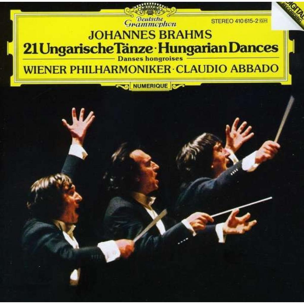 CD Brahms - Hungarian Dances Nos. 1 - 21, Deutsche Grammophon, 1984