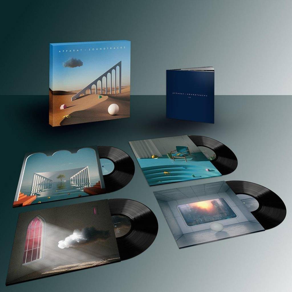 Vinyl Apparat - Soundtracks, Mute, 2021, 4LP, Box Set, Limitovaná edícia, 16 stranová brožúra